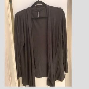 Rags & Couture Black Open Cardigan XL